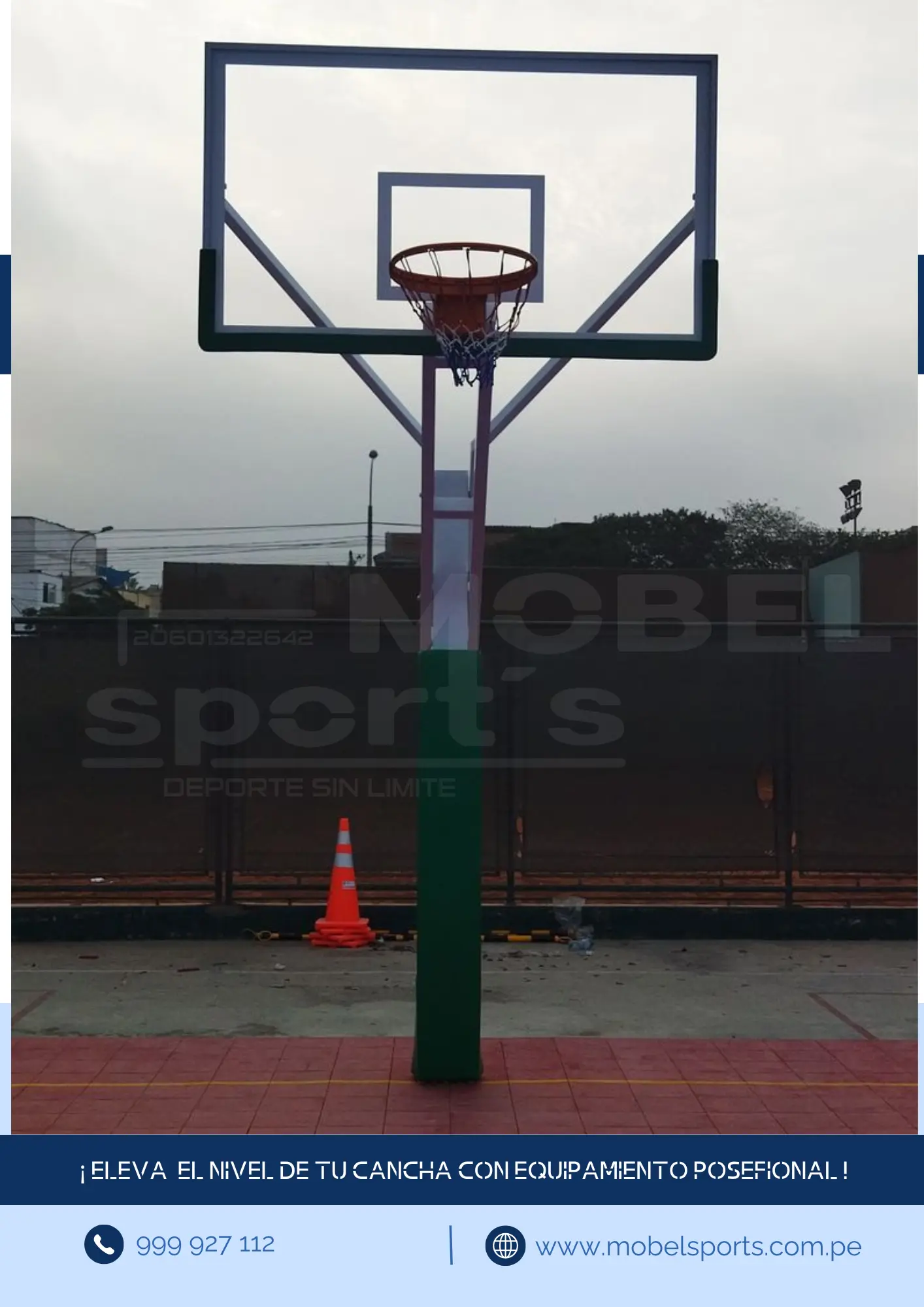 Tablero de basketball mobel sports