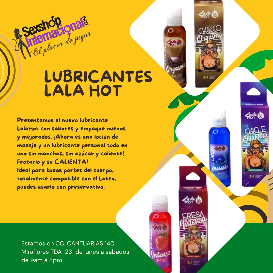 Preservativos y lubricantes SEXSHOP INTERNACIONAL 