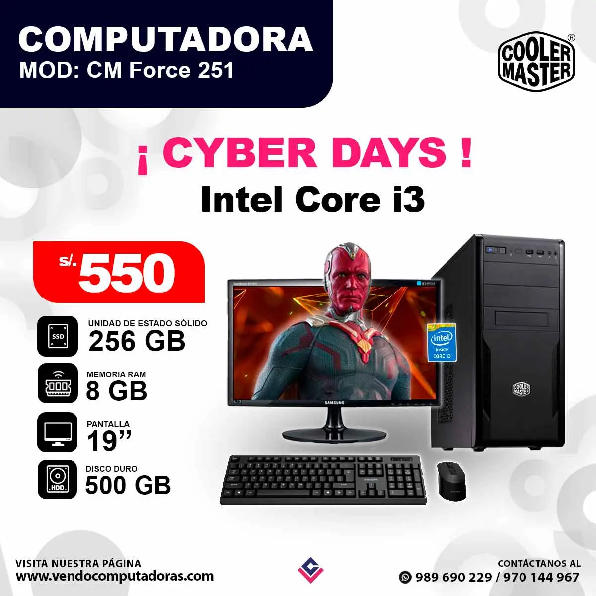 PC CM Force 251 Core i3