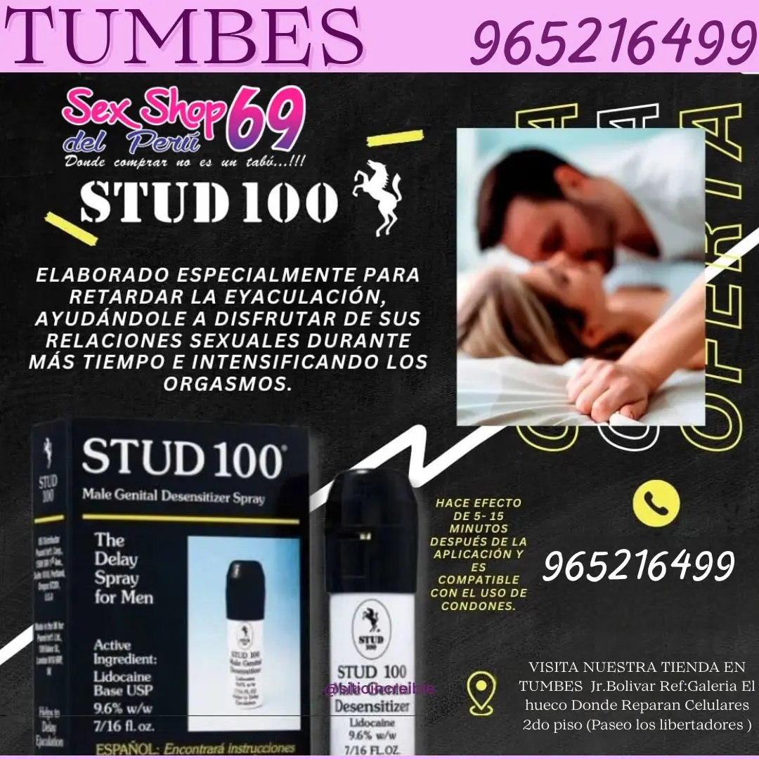 Spray retardante masculino Retardante sexual Perú965216499