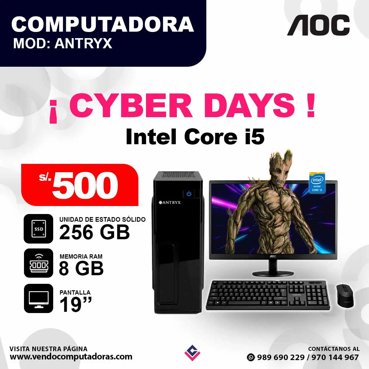 PC Antryx Intel core i5