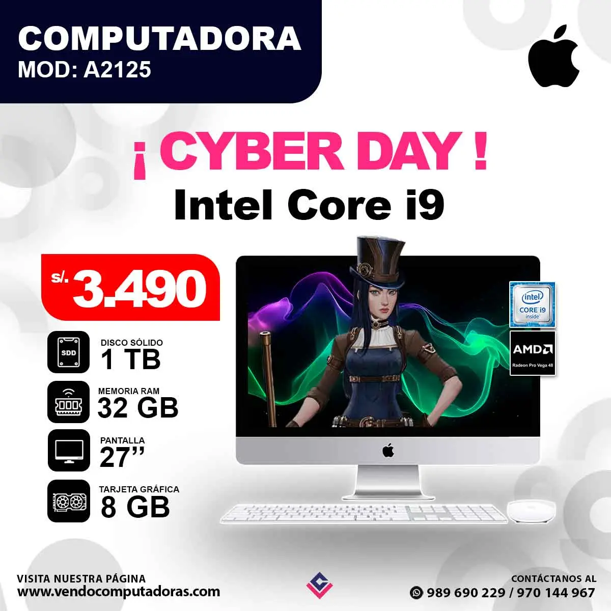 iMac A2125 Intel Core i9
