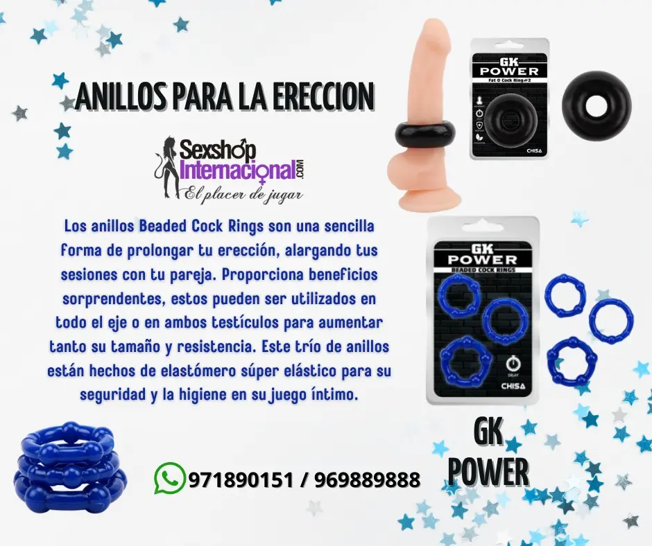 ANILLOS VIBRADORES Y SIN VIBRACION 