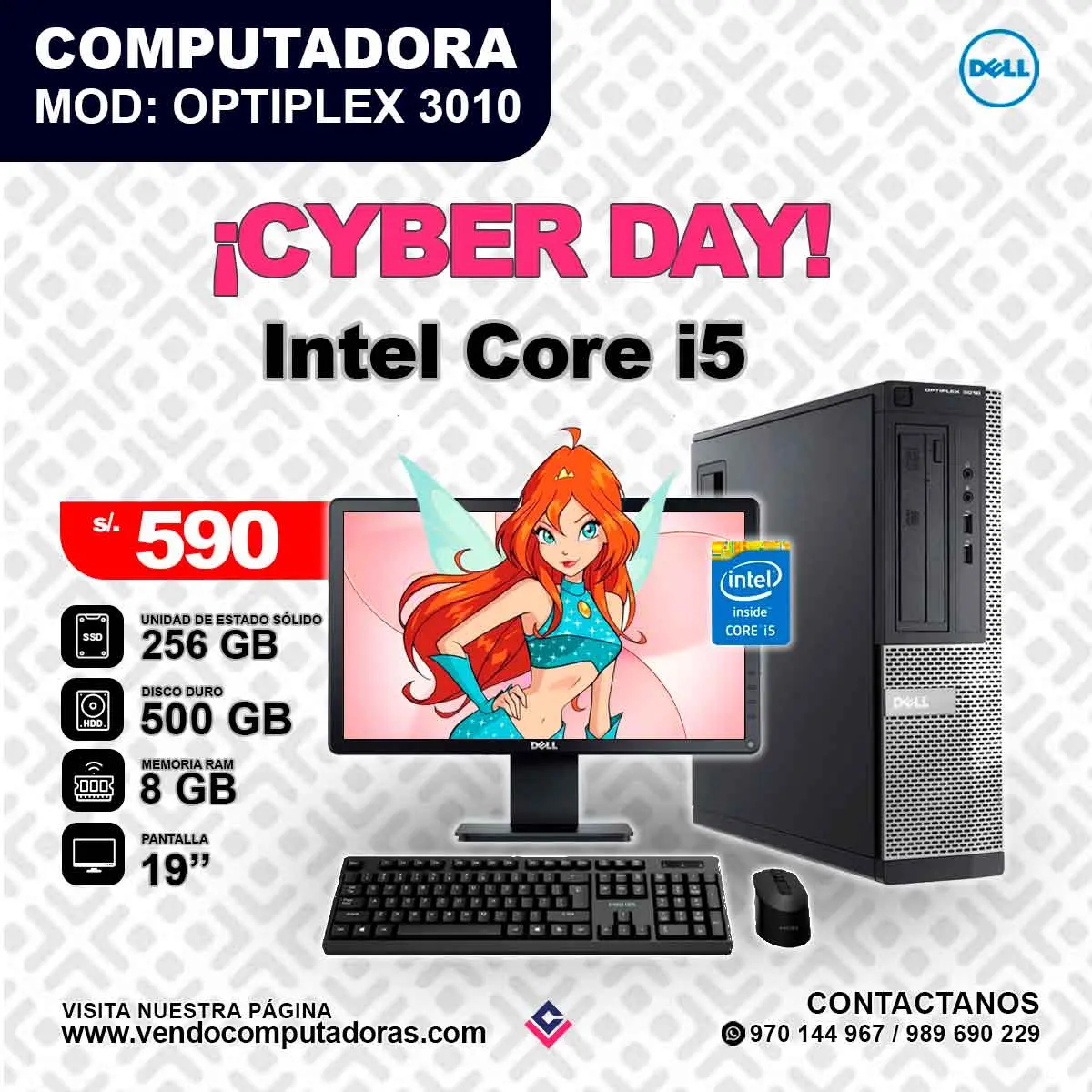 Computadora DELL Intel Core i5