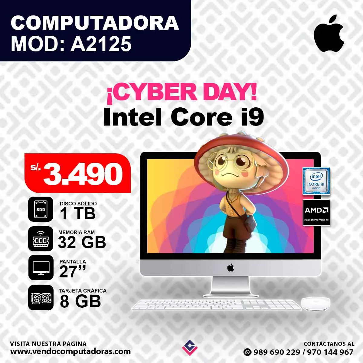MAC Core i9 A2125