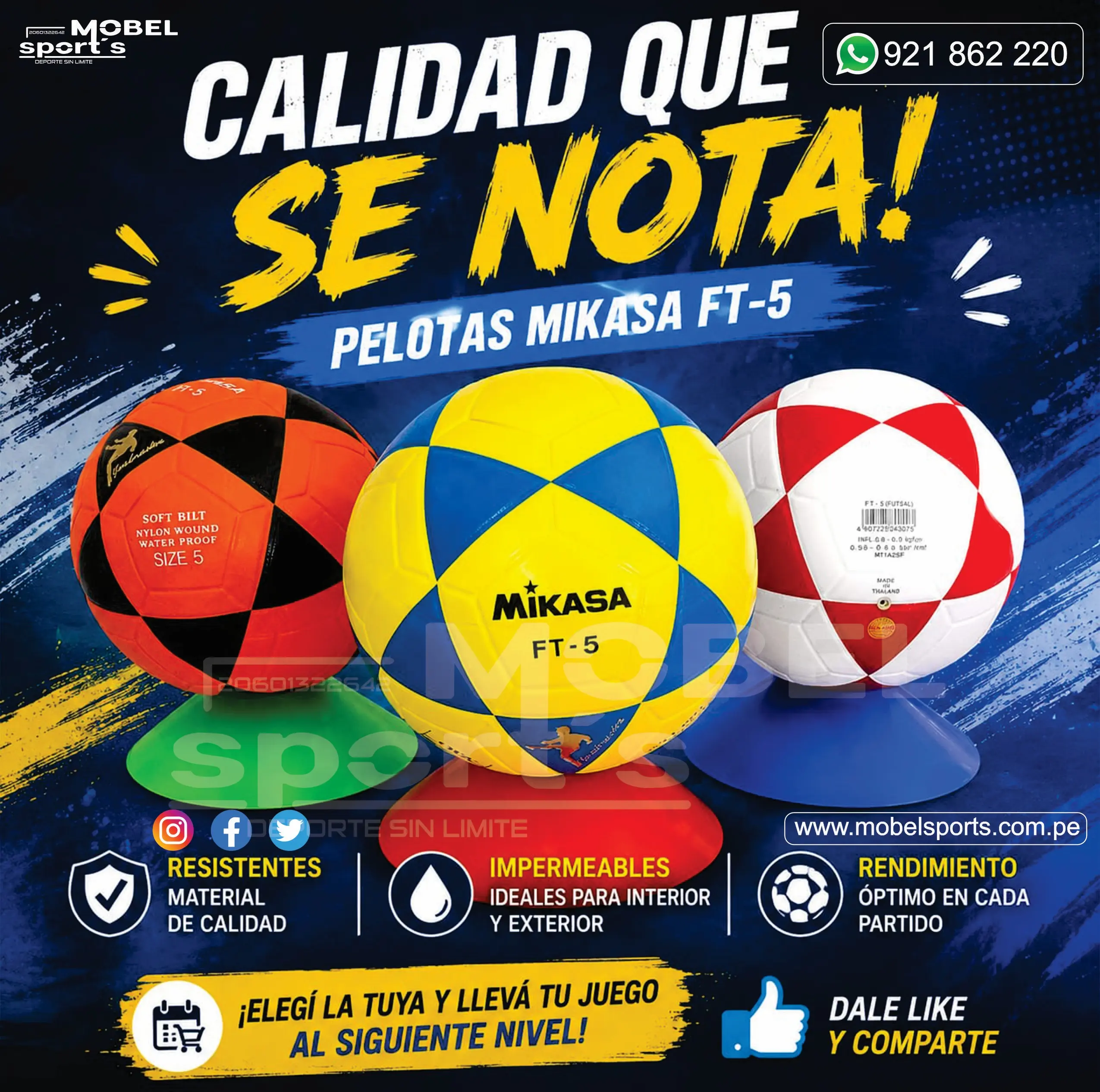 PELOTAS DE VOLEY NUEVAS MTD 