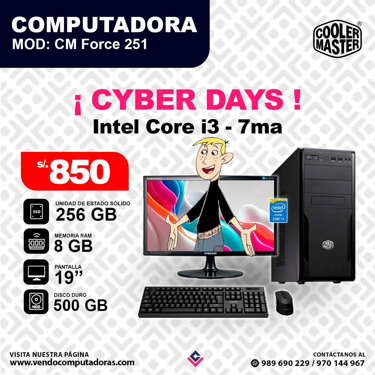 Computadora Samsung Intel Core i3 7ma