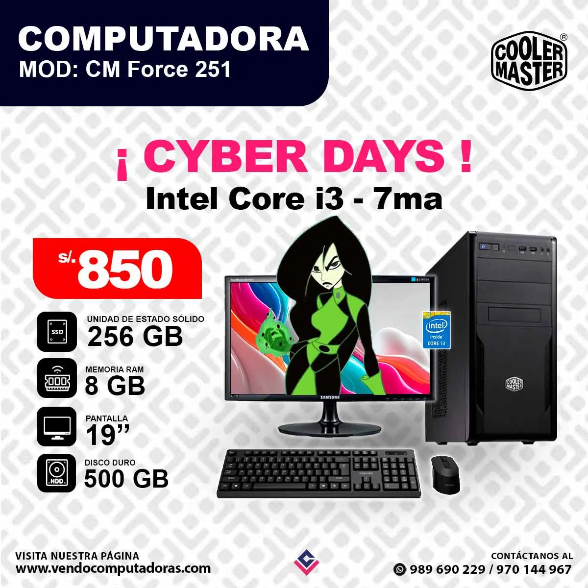 Computadora Samsung Intel Core i3 7ma