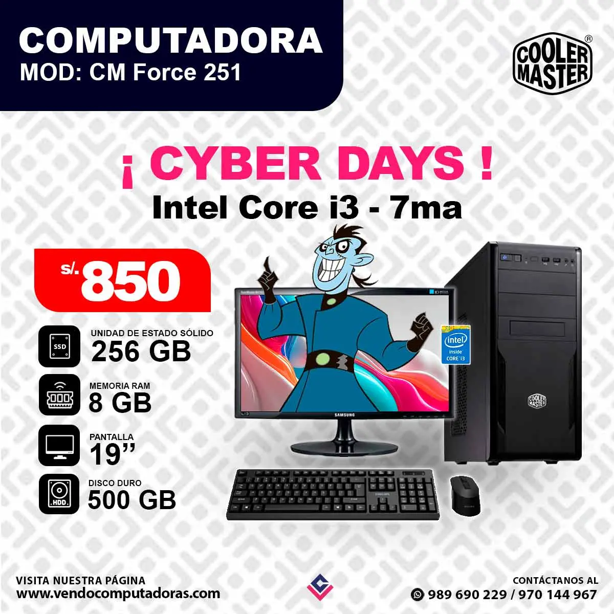 Computadora Samsung Intel Core i3 7ma