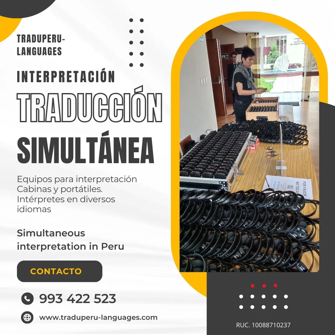 Empresa de servicios de traducción e interpretación Perú 