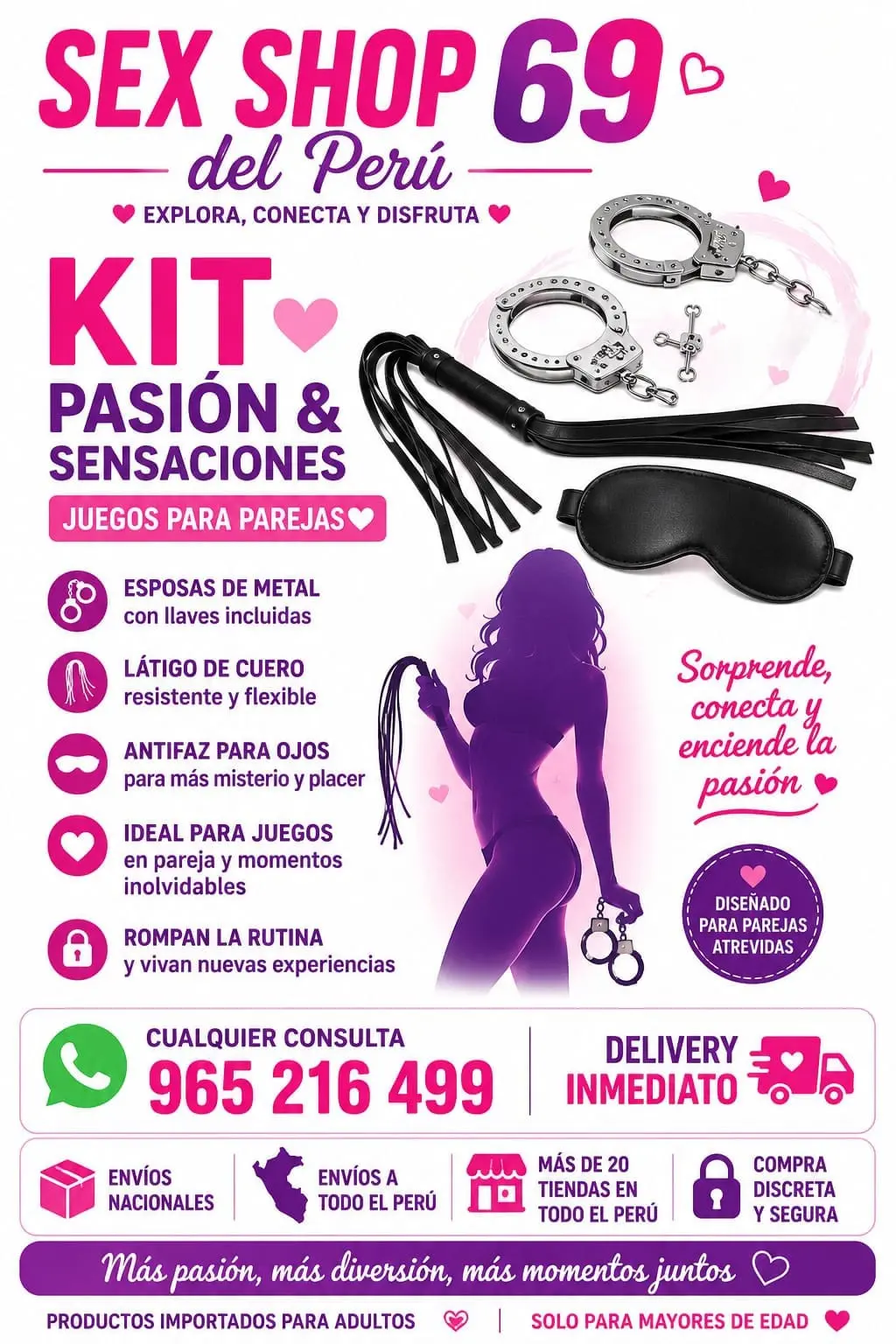 Tienda Especializada en Accesorios para Adultos 965216499