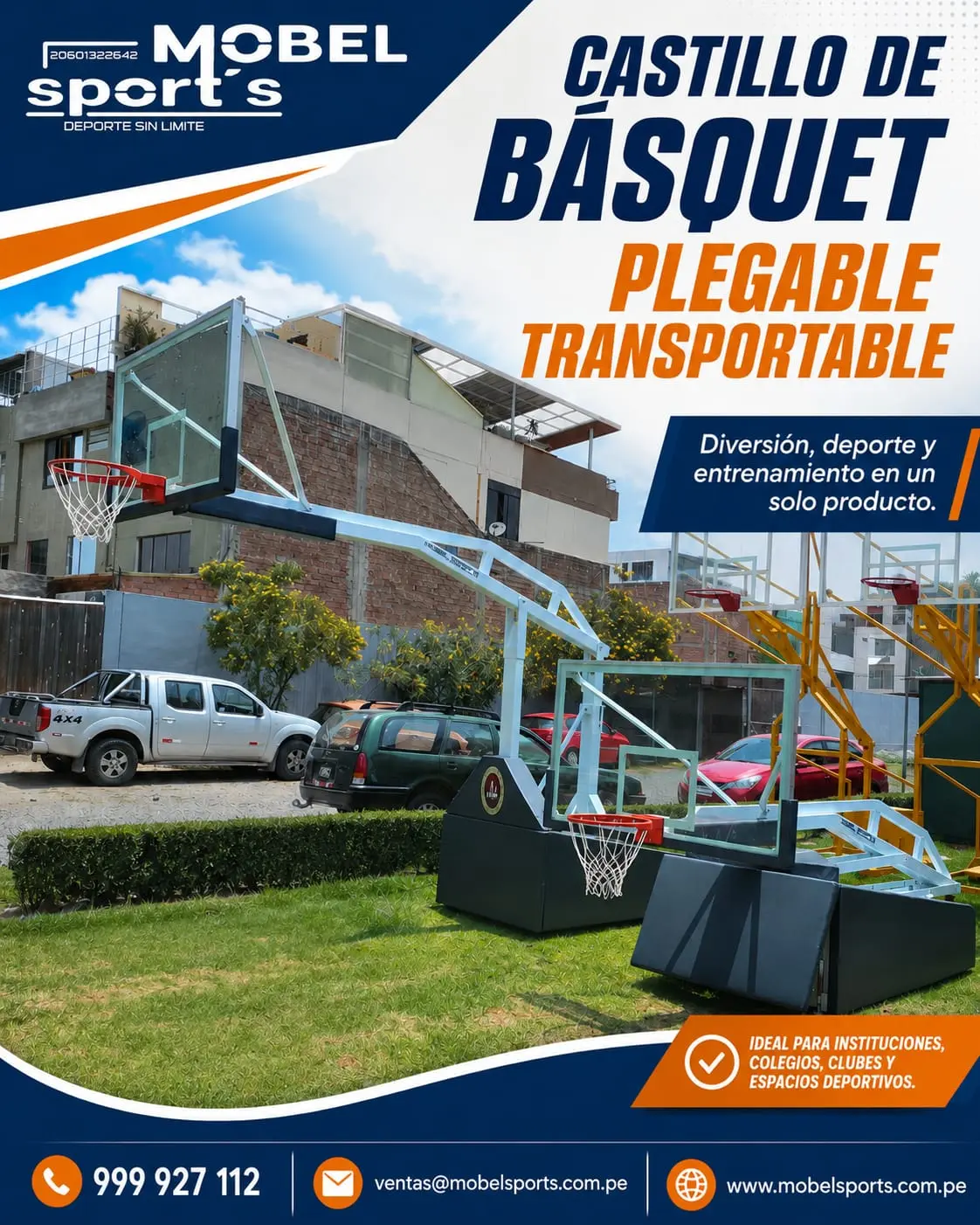 Carrito porta pelotas de voleibol - mobel sports
