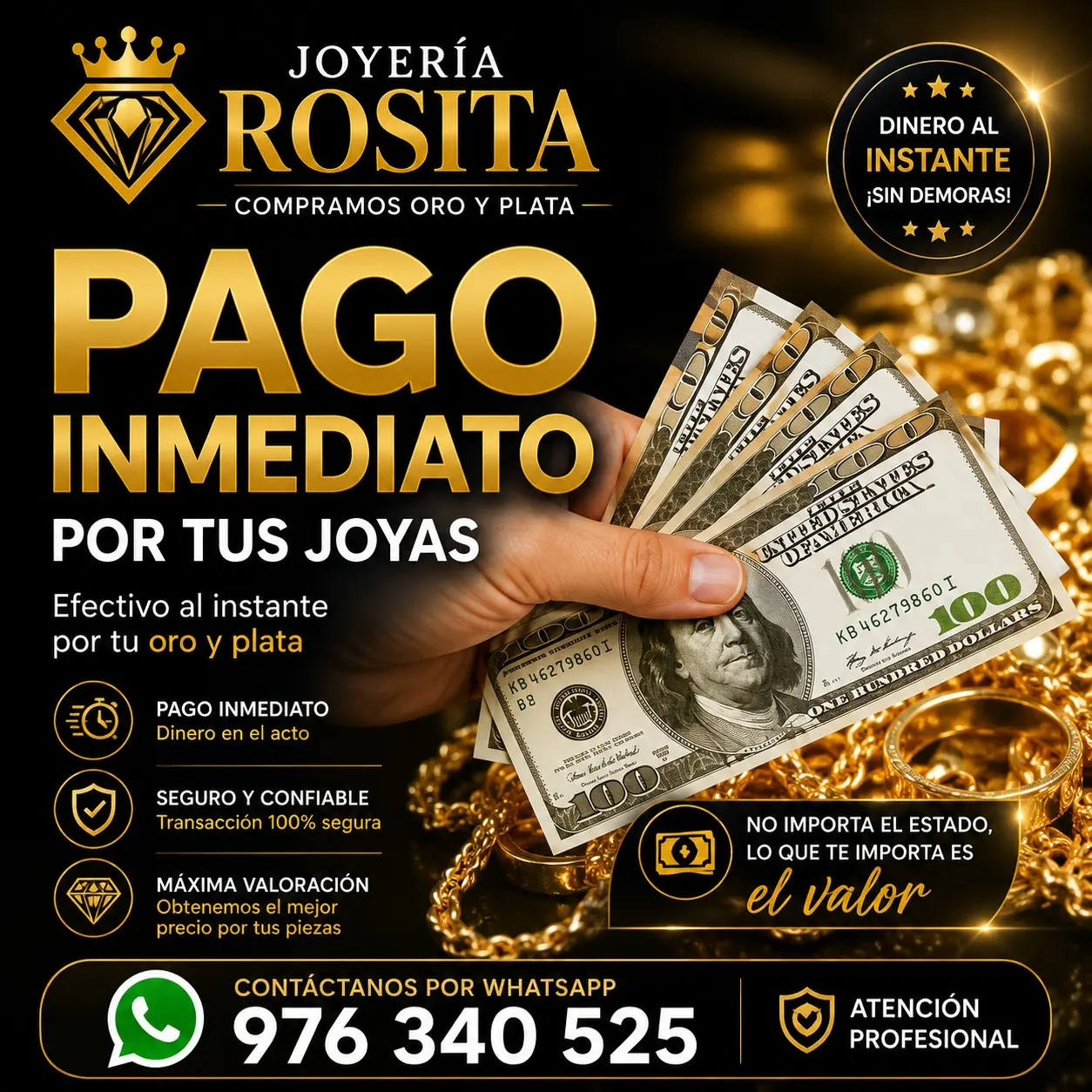 COMPRO ORO DE RIO A BUEN PRECIO.