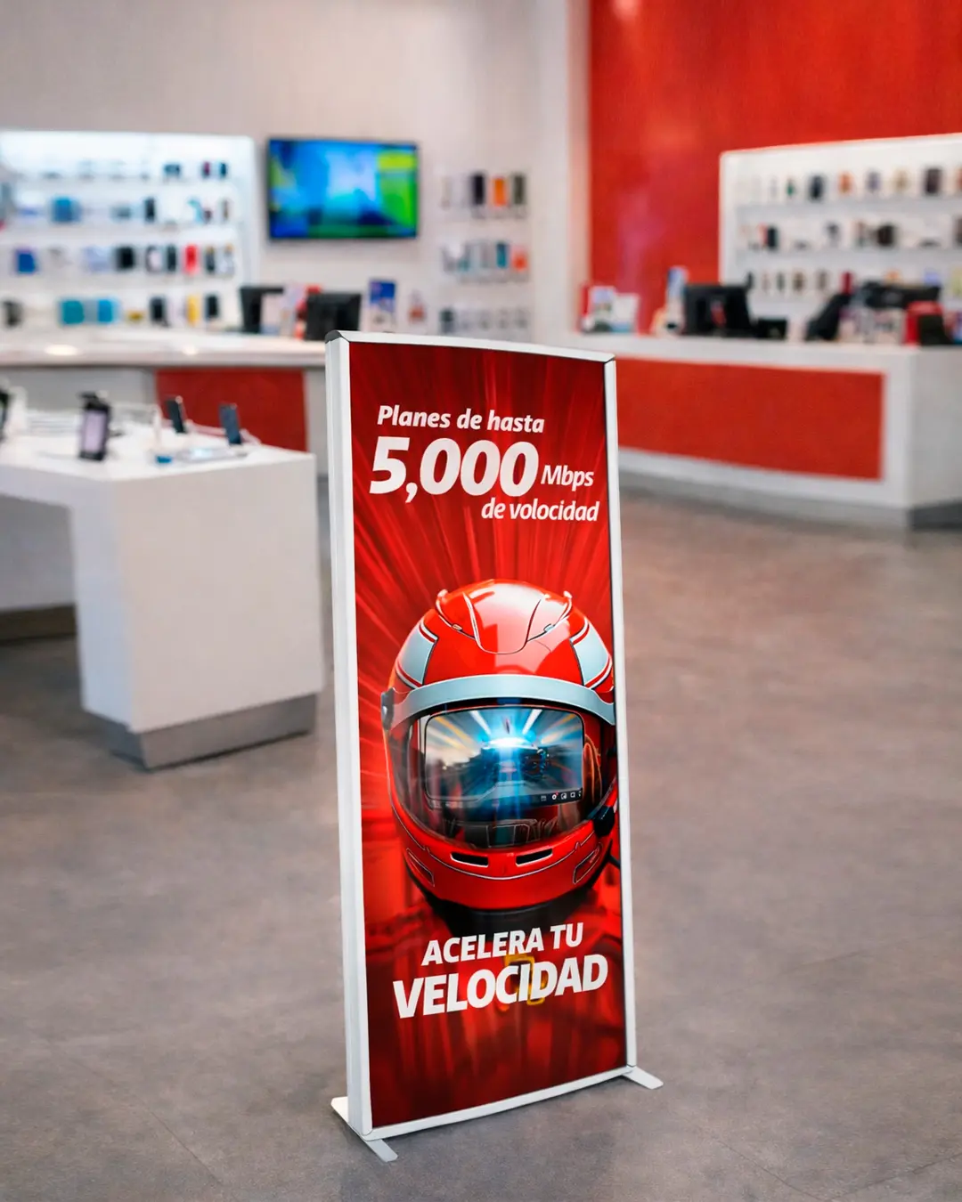 Totem Publicitario de Aluminio para Eventos y Negocios