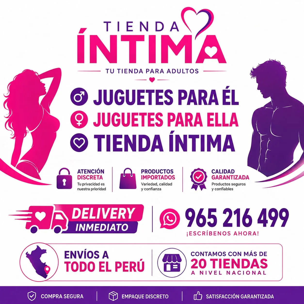  Bazar para Adultos Compra Fácil en Tumbes 965216499