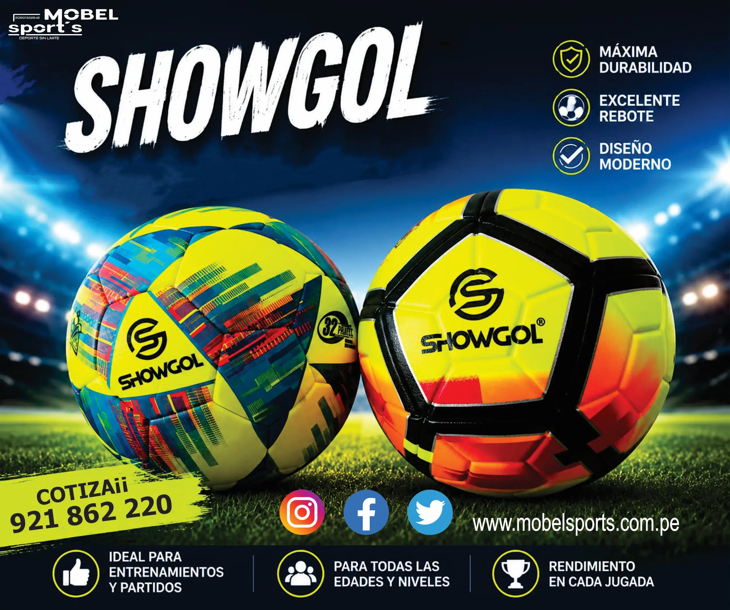 PELOTAS DE FUTBOL WALON MIKASA TORNEO MOBEL SPORTS