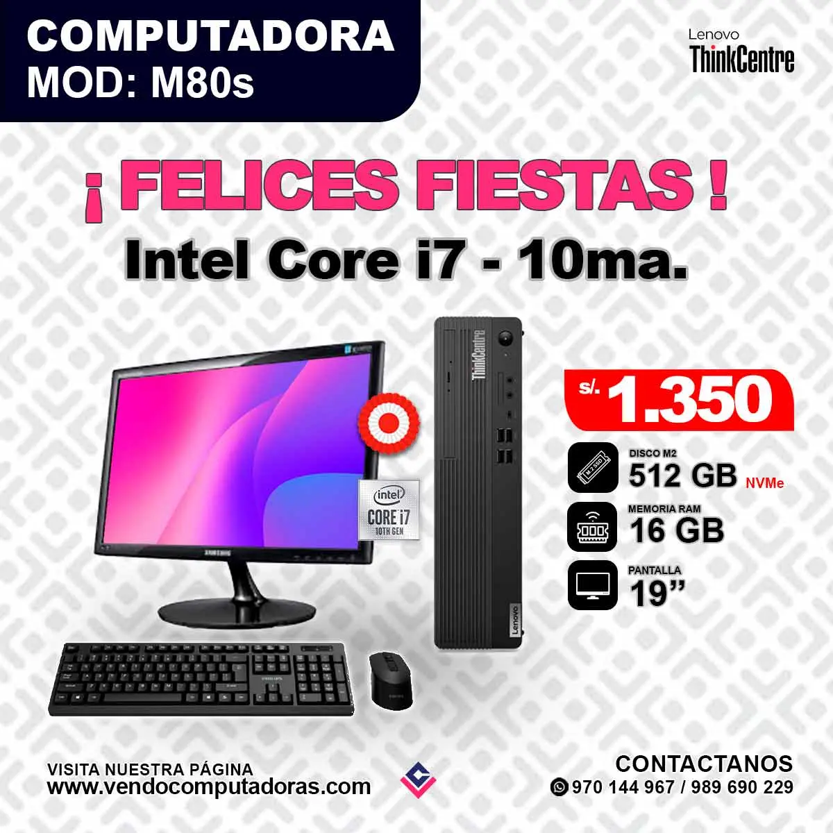 Computadora Samsung Intel core i7 - 10ma.