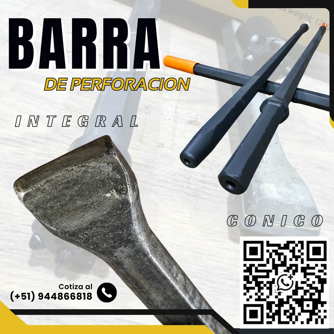Barra IntegMalral de Perforación para Minería y Excavaciones