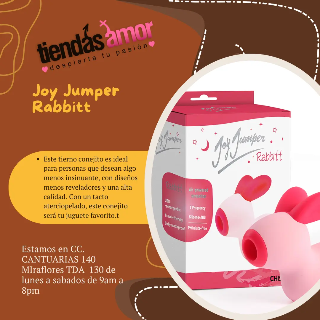 Estimulador Clitoris Rabbit de Silicona TIENDAS SAN BORJA