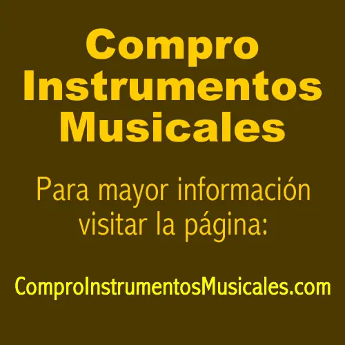 Compro instrumentos musicales