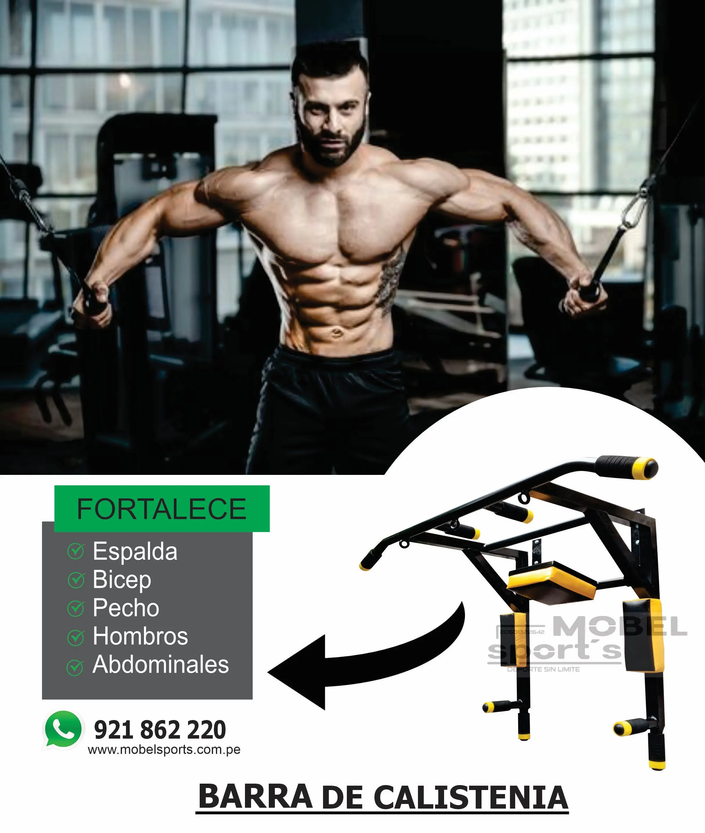 equipo de gimnasio home gym mobel sports 