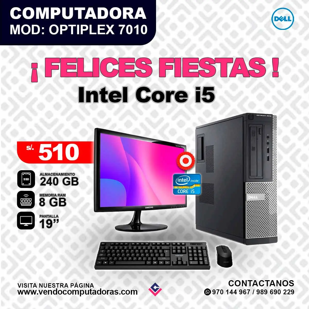 Computadora DELL Intel Core i5