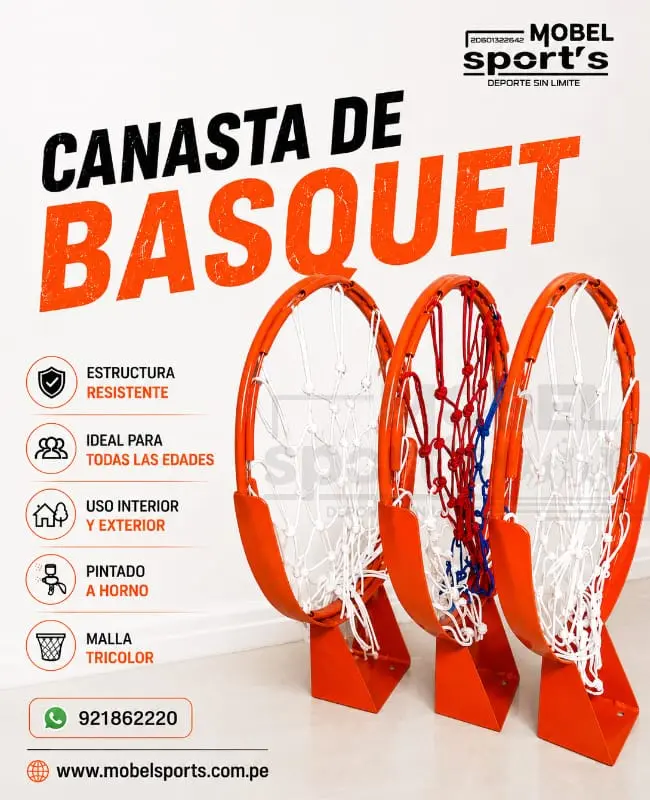 Red para canasta mobel sports
