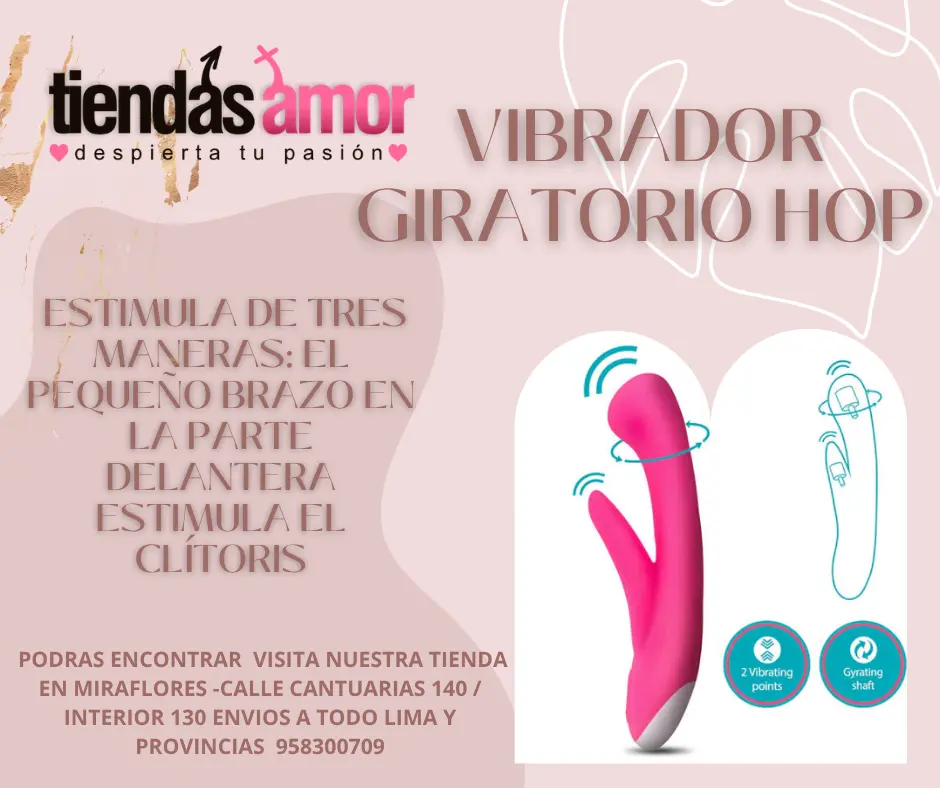 Vibrador Hop Cottontail DE SILICONA tiendas amor miraflores