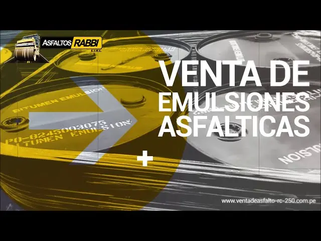 GRAN VENTA DE EMULCION ASFALTICA DE ROTURA LENTA REFORZADA 