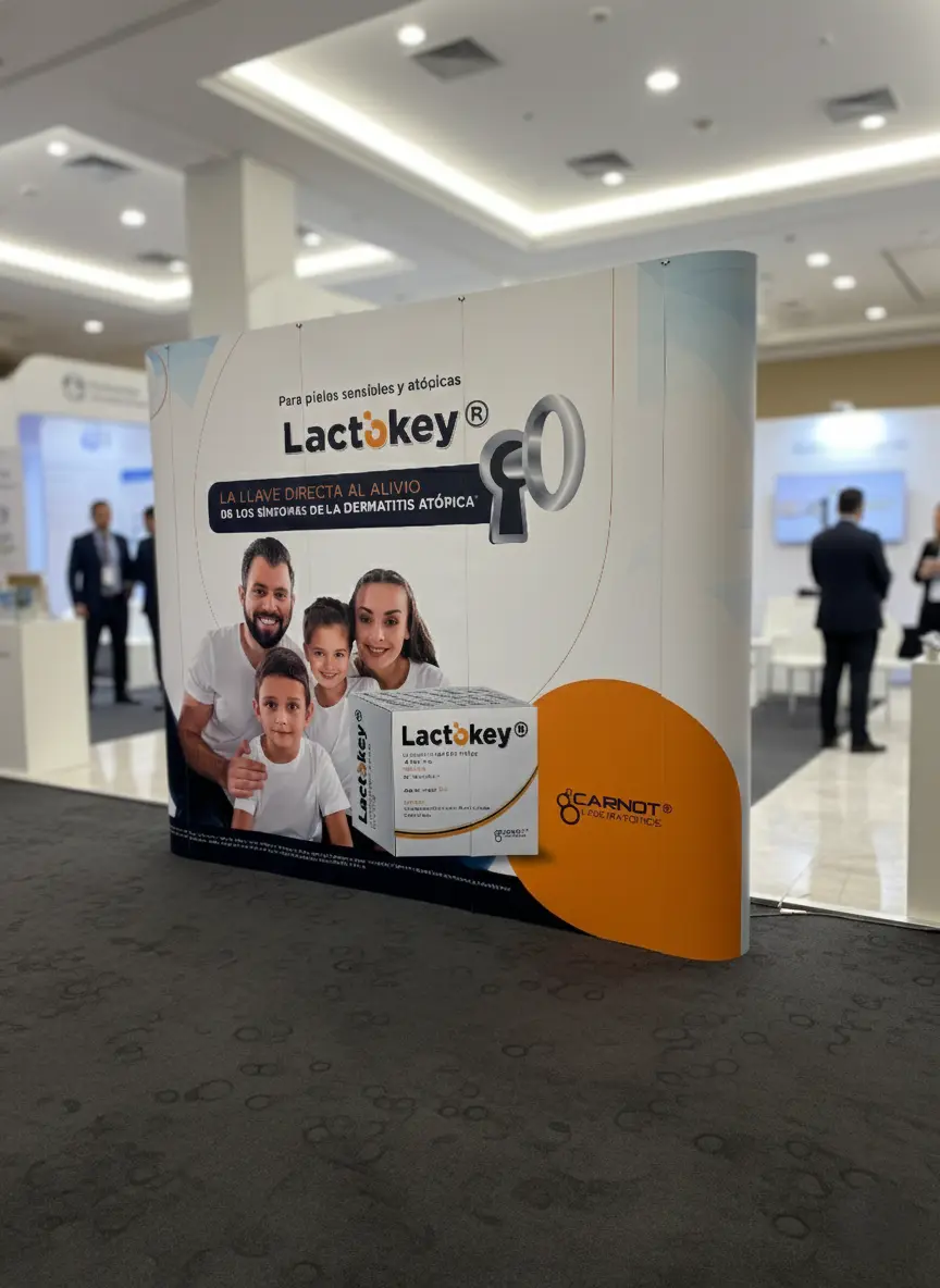 BACKING RECTO IMANTADO DOBLE CARA PARA FERIAS Y EVENTOS