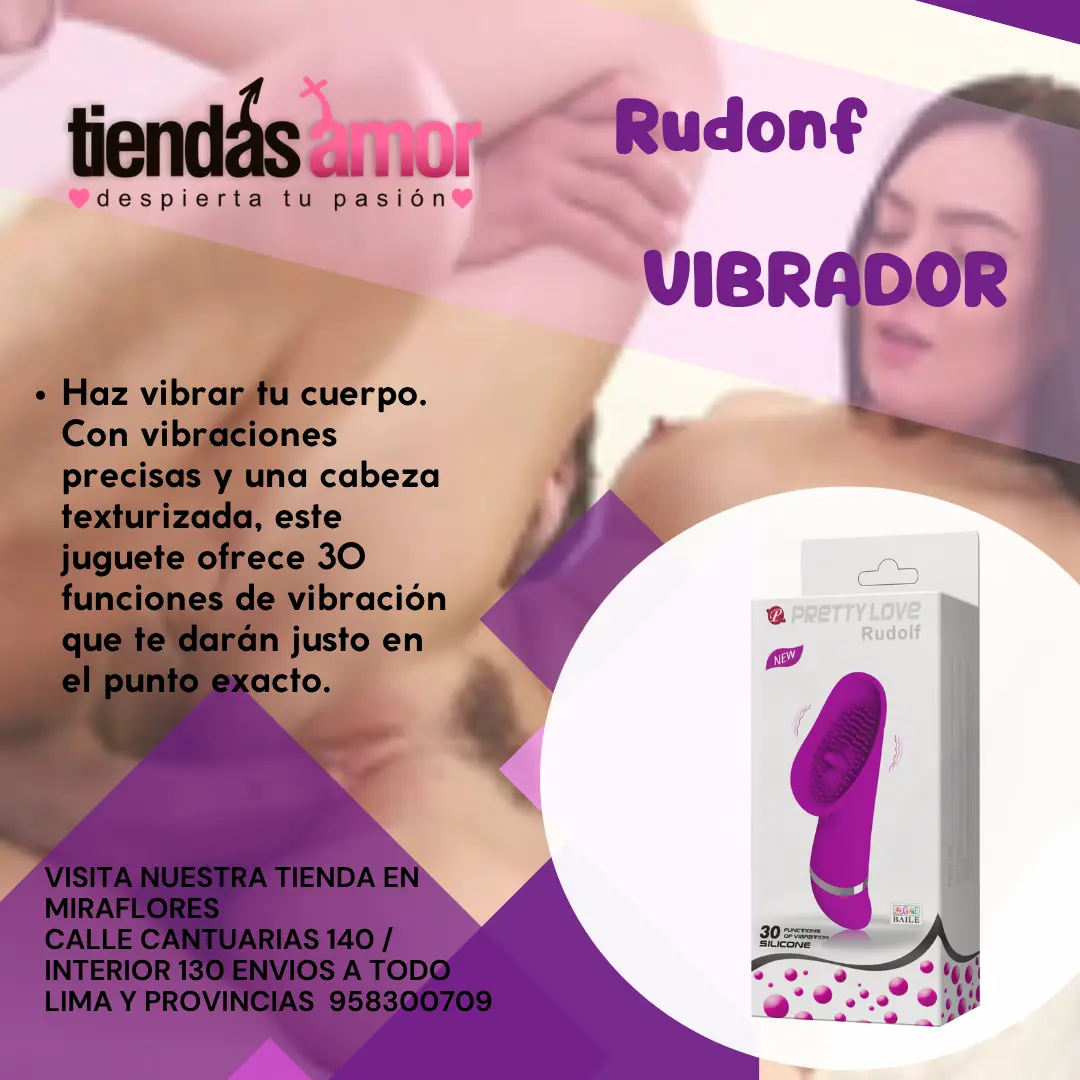 Estimulador De Clitóris Vibrador Rudolf TIENDAS AMOR 