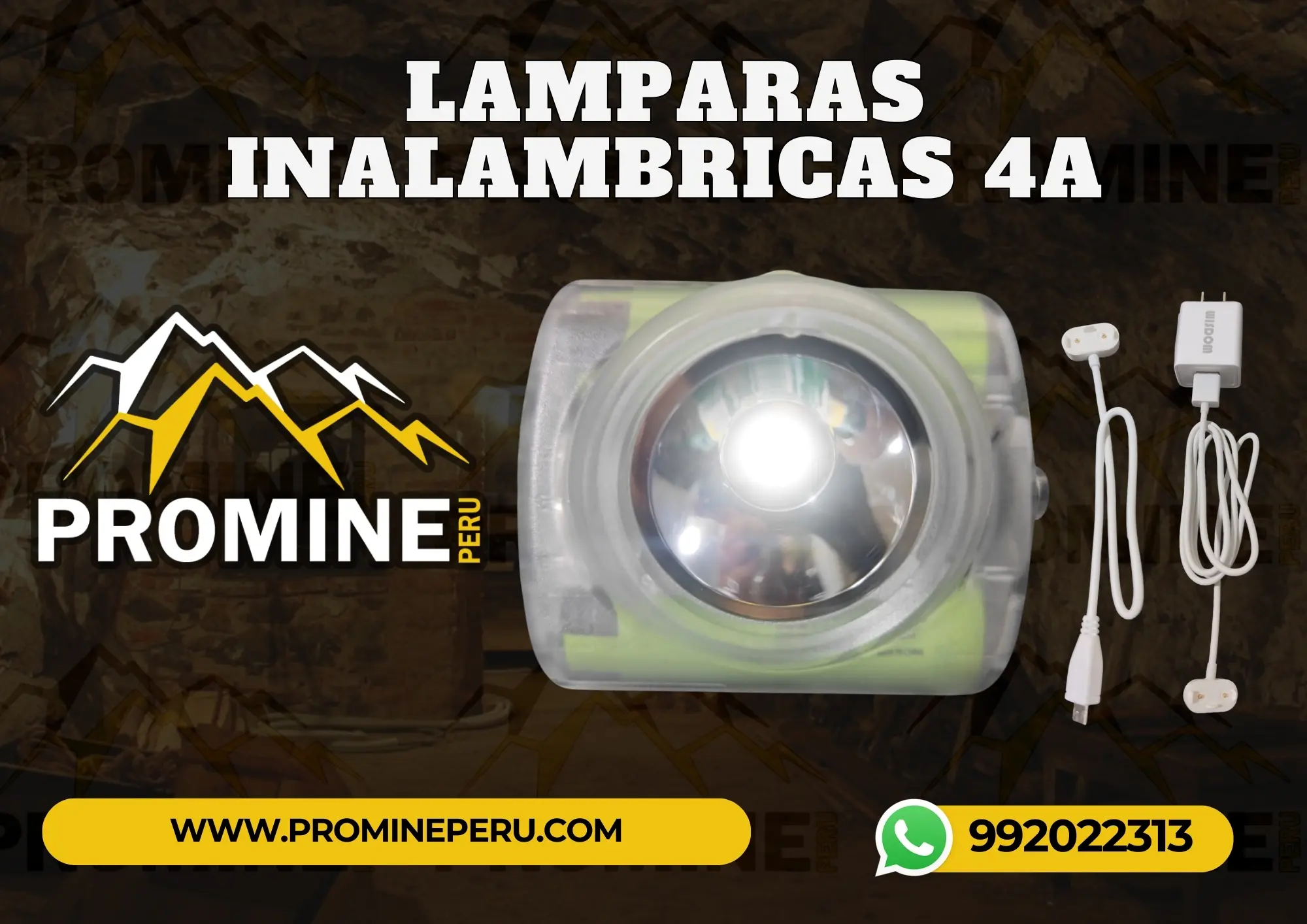 LAMPARAS MINERAS WISDOMPRODUCTO MINERO