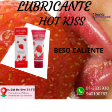 LUBRICANTE HOT KISS FRUTA NATURAL 