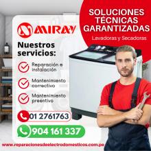 «SOlutions» Miray - Panasonic Tecnicos de Lavadoras 904161337 Lurigancho