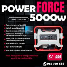 Oferta en Generador Power Force 5000w 