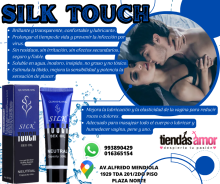 SEXSHOP LUBRICANTE SILK TOUCH A BASE DE AGUASIN DOLOR ANAL