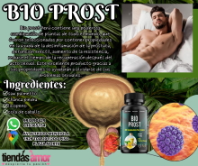 BIO PROST 1 PRODUCTO ORIGINAL DESIMFLAMA Y ELIMINA LA PROSTATA