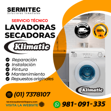 «Klimatic» Mantenimiento de Lavadoras 981091335 Cercado de Lima