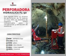 Perforadora FL-50 Recupera muestras de 25 mm 