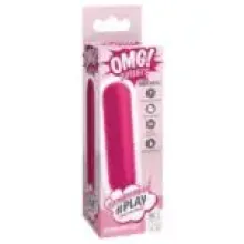 VIBRADOR OMG BALA RECARGABLE ROJO