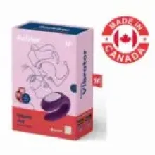 A-VIBRADOR SATISFYER INTELIGENTE DOBLE JOY LILA