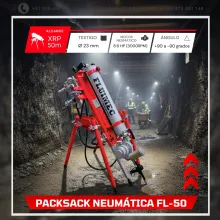 PACKSACK NEUMÁTICA FL-50 equipos para industria minera 