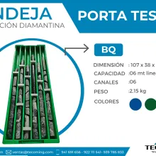 BANDEJAS BQ DE POLIPROPILENO PARA CONSERVACIÓN DE TESTIGOS