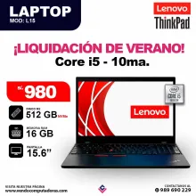 Laptop Intel core i5 - 10ma. Generacion