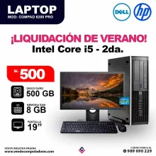 Computadora DELL HP Intel Core i5 - 2da. Generacion