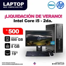 Computadora DELL HP Intel Core i5 - 2da. Generacion