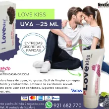 LUBRICANTE LOVE KISS UVA 25 ML juguetes lubricantes retar