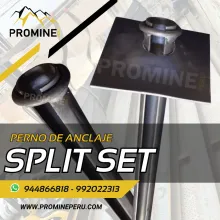 Anclaje Mecánico Expandible Split Set Minero