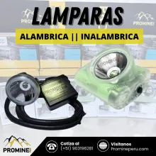 LÁMPARA 4A PARA MINERÍA ILUMINACIÓN POTENTE Y SEGURA PRO