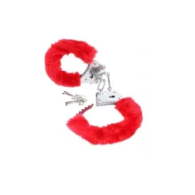 Fetish Furry Cuffs Rojo